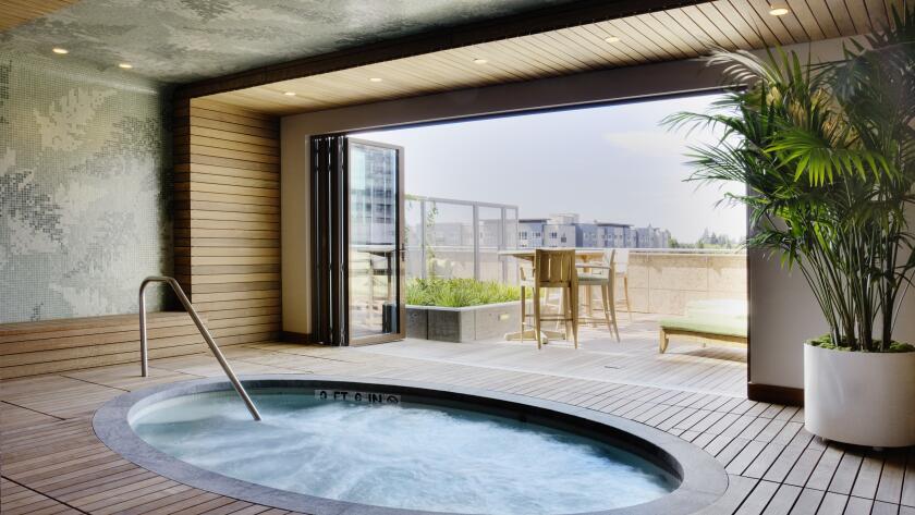 luxury hot tub