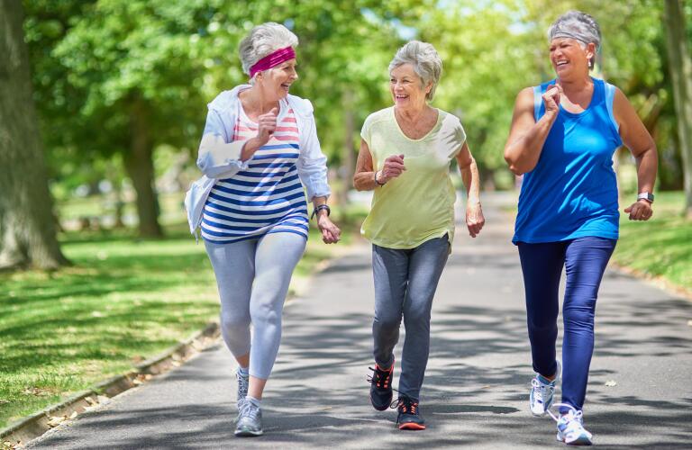 Older women exercising