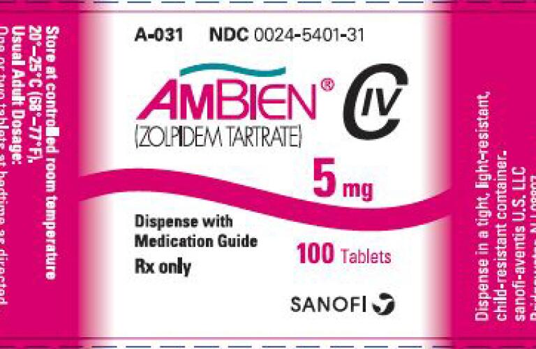 Ambien Pictures Images Labels Healthgrades Zolpidem Tartrate Tablet Film Coated