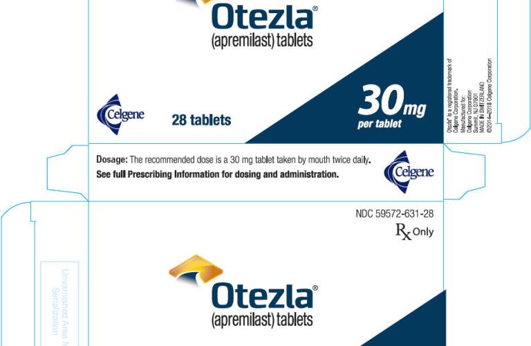 OTEZLA Pictures, Images, Labels Healthgrades (apremilast tablet, film coated)