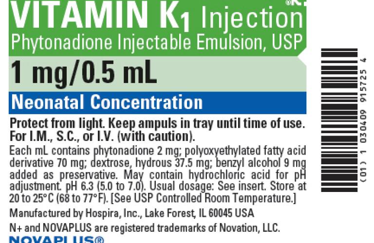 Vitamin K1 Pictures, Images, Labels | Healthgrades | (phytonadione  injection, emulsion)