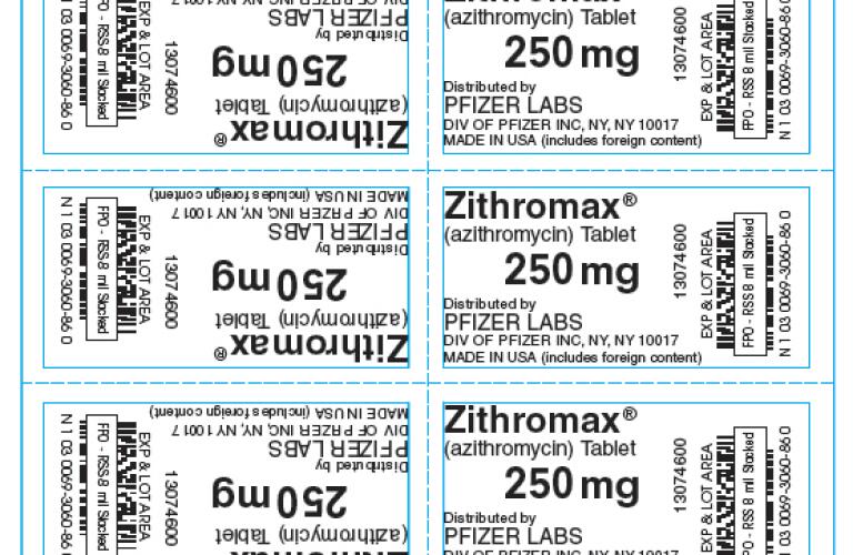 Zithromax azithromycin 250 mg