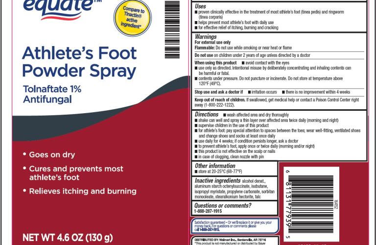 Equate Athletes Foot Powder Pictures Images Labels Healthgrades Tolnaftate Spray