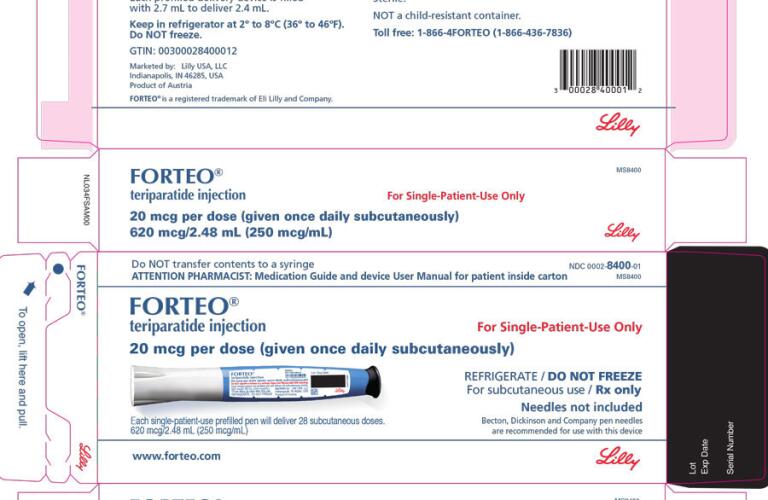 Forteo Healthgrades Teriparatide Injection Solution