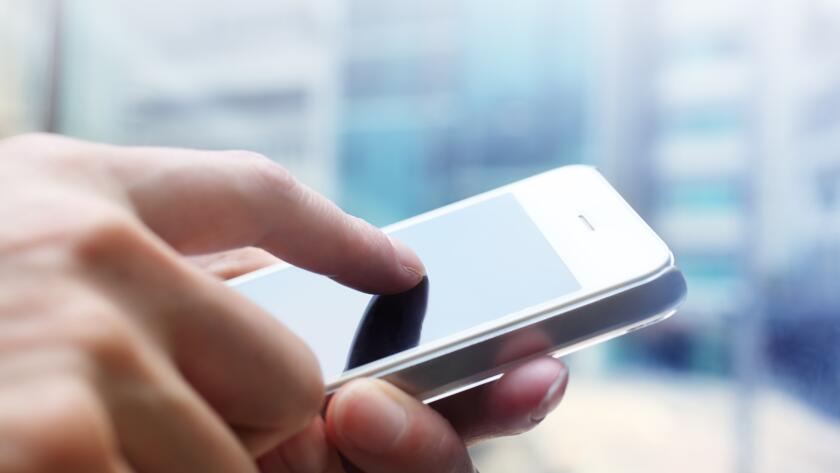 dialing on smartphone