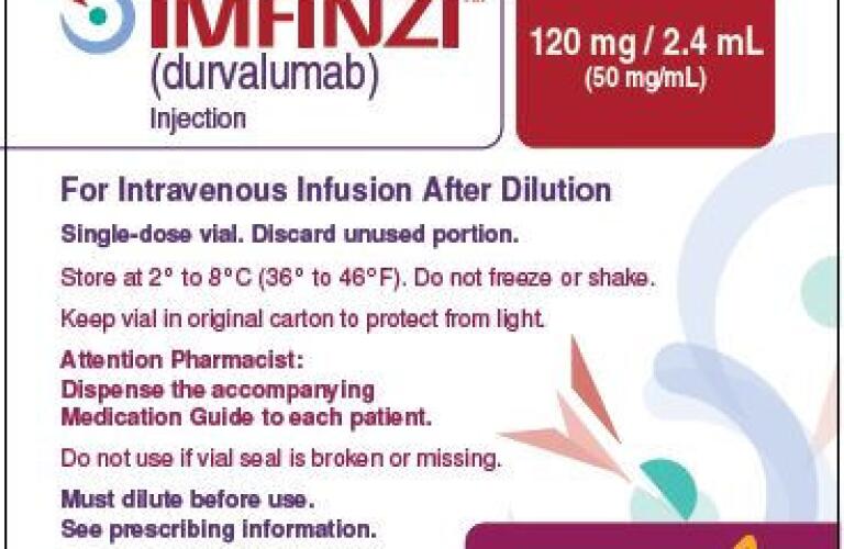 IMFINZI 120 MG / 2.4 ML ( DURVALUMAB ) VIAL