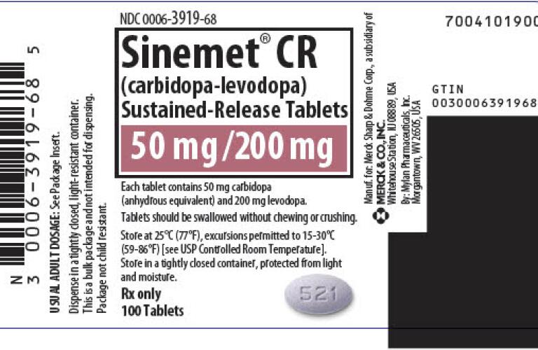 sinemet cr pictures images labels