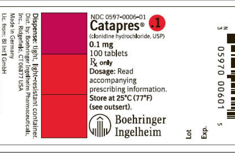 Clonidine 25 mg