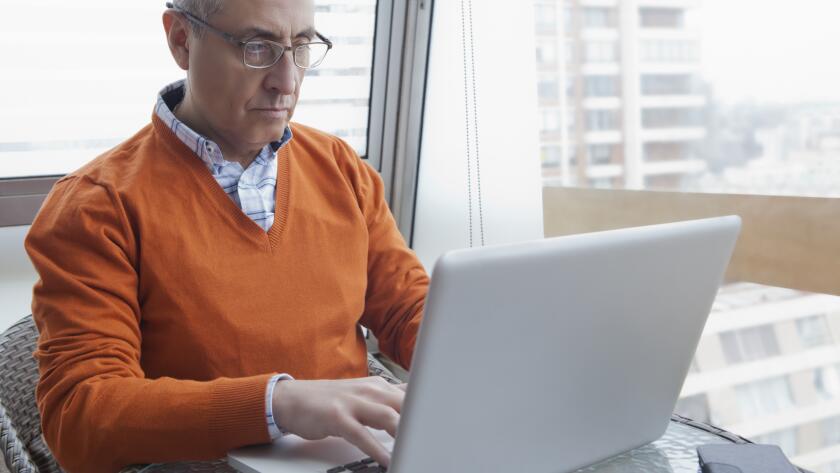 Man on laptop
