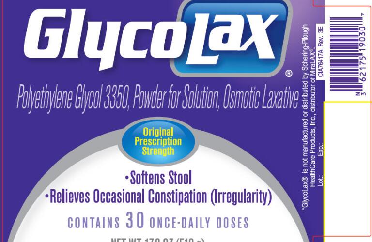Glycolax Osmotic Laxative Pictures Images Labels Healthgrades Polyethylene Glycol 3350 Powder For Solution Active ingredient (in each dose). polyethylene glycol 3350 powder