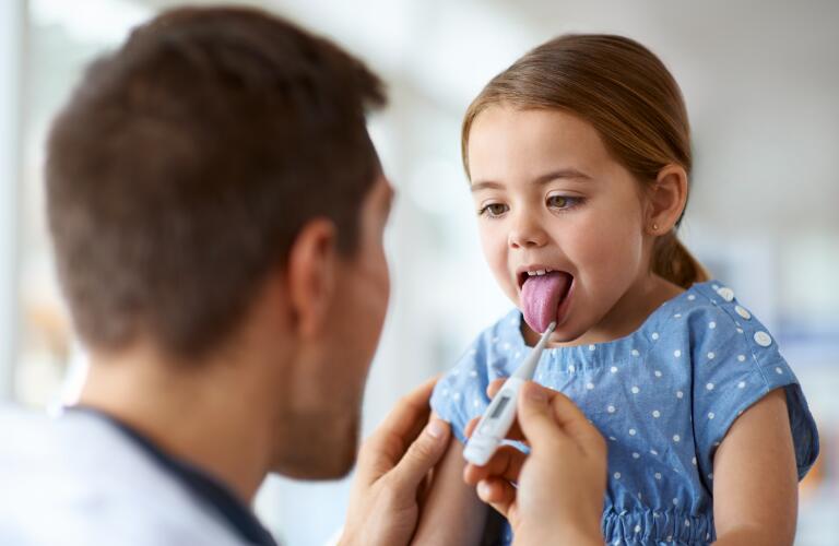 Child with doctor