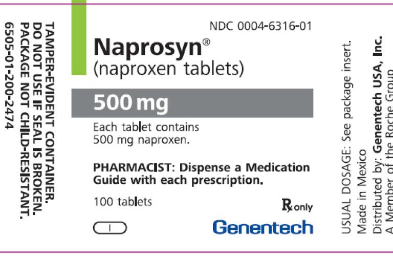 Naprosyn 375 mg tablet