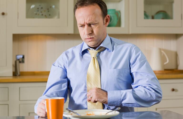 Man with Indigestion