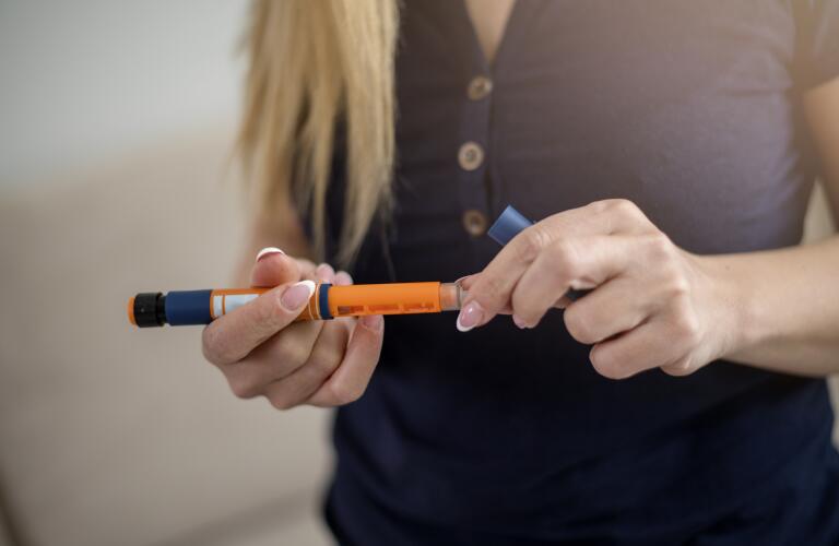 Injection with insulin pen