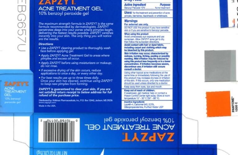 Zapzyt Acne Healthgrades Benzoyl Peroxide Gel