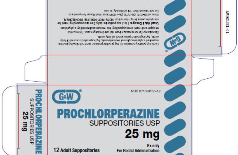 Compazine suppository 25 mg