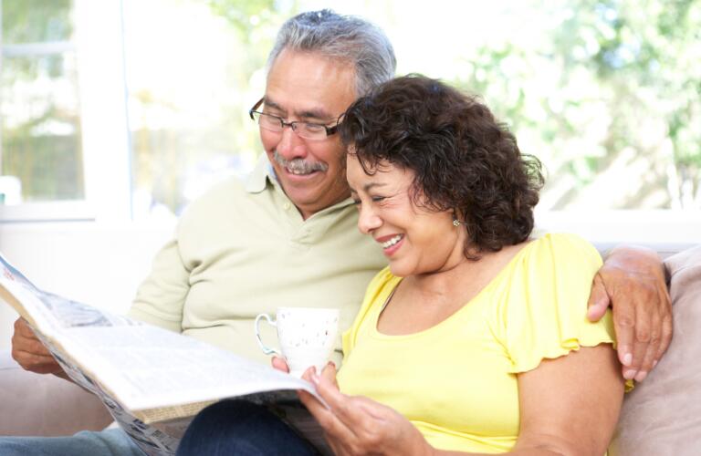 old Hispanic couple