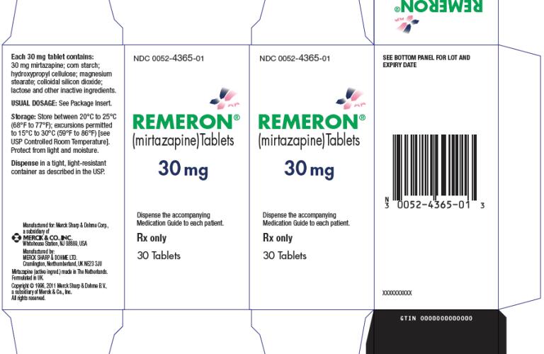 mirtazapine remeron 30 mg