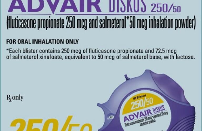 Advair Diskus Fluticasone Propionate And Salmeterol Powder