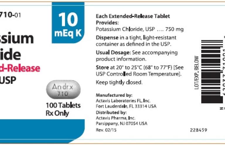 Potassium Chloride Pictures Images Labels Healthgrades Tablet Extended Release
