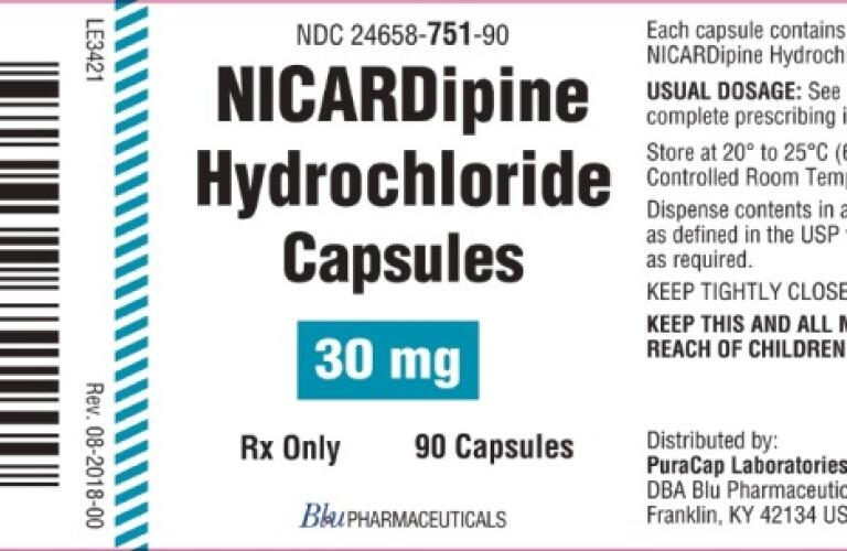 nicardipine hydrochloride pictures