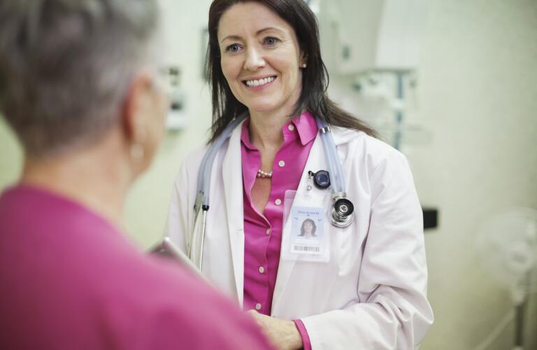 smiling female doctor