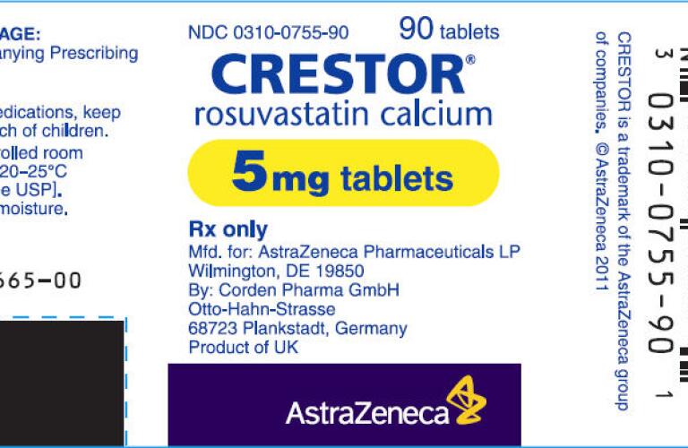 Rosuvastatin Calcium Tab 5 Mg
