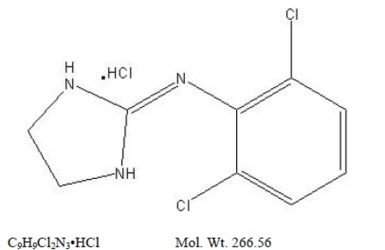 Clonidine hydrochloride 0.1 mg