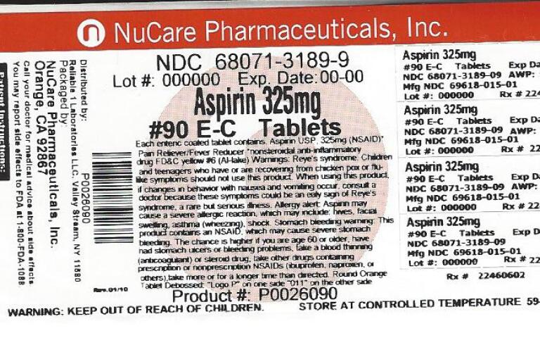 Aspirin 325 Mg Ec Aspirin Tablet