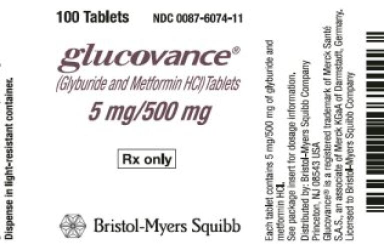 Glucovance Healthgrades Glyburide And Metformin Hydrochloride Tablet Film Coated