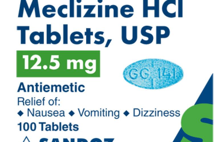 Meclizine 75 mg