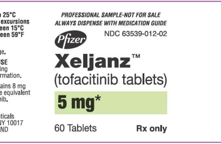 Xeljanz Pictures Images Labels Healthgrades Tofacitinib Tablet Film Coated Xeljanz 10 mg twice daily for at least 8 weeks; xeljanz pictures images labels