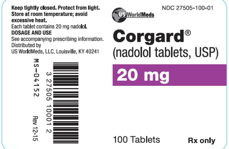 Corgard Pictures Images Labels Healthgrades Nadolol Tablet