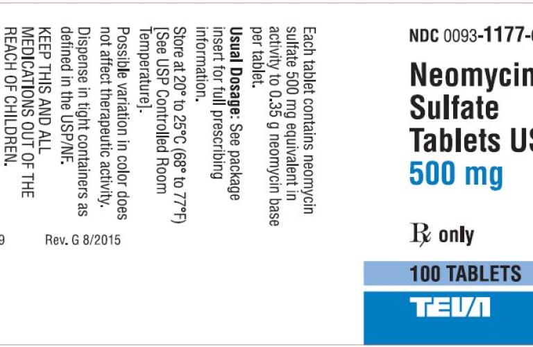 neomycin sulfate pictures images