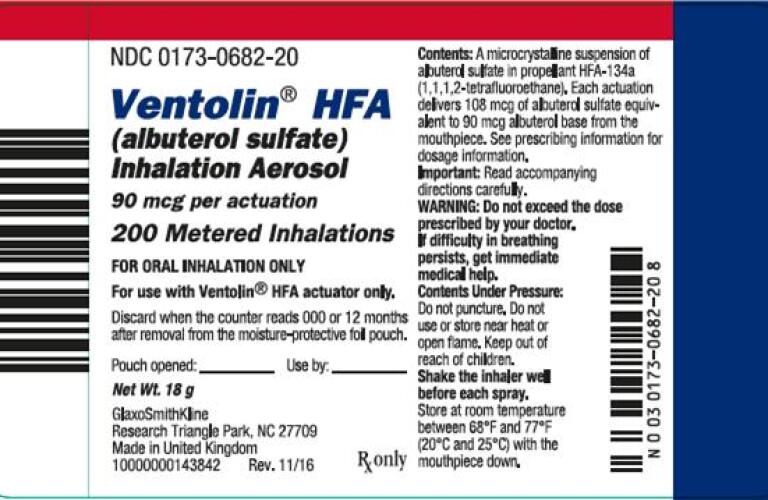 VENTOLIN HFA Healthgrades (albuterol sulfate aerosol, metered)