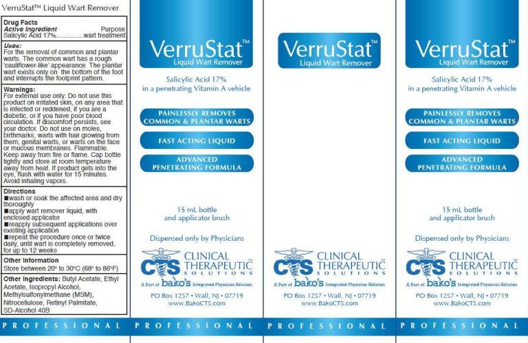 Verrustat Wart Remover Salicylic Acid Liquid