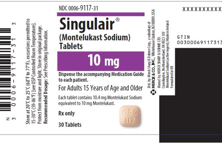 montelukast sodium tablet film coated