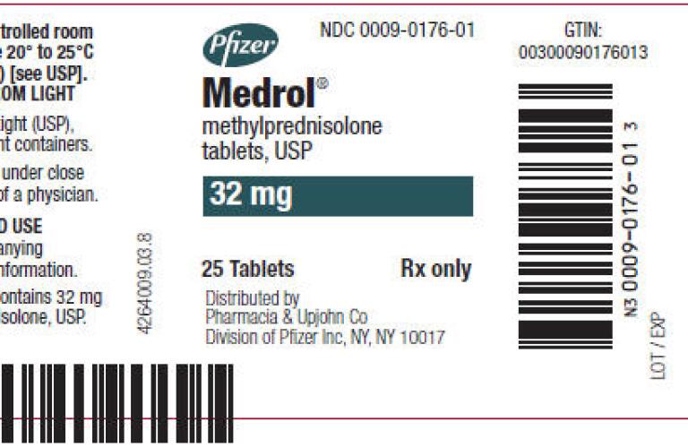Medrol Pictures Images Labels Healthgrades Methylprednisolone Tablet