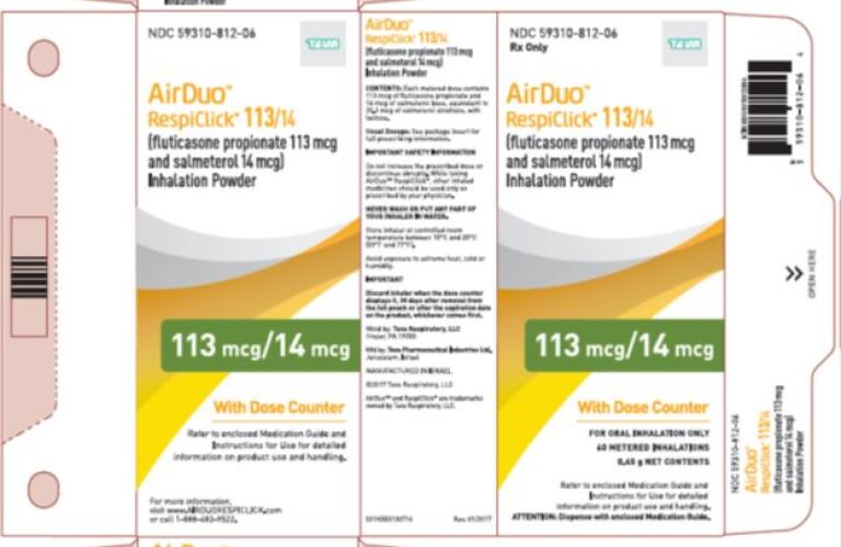 Airduo Respiclick Fluticasone Propionate And Salmeterol Powder Metered