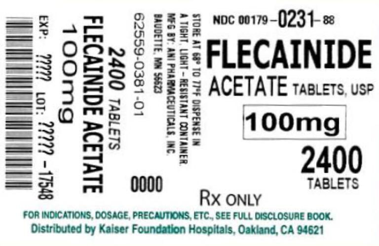 flecainide acetate pictures images