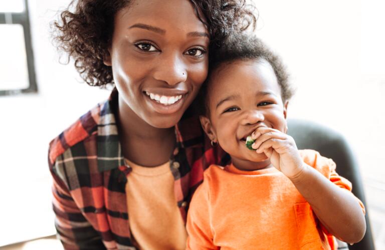 woman with child getty 621245224
