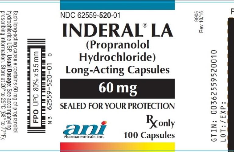 Inderal La Cap 80 Mg