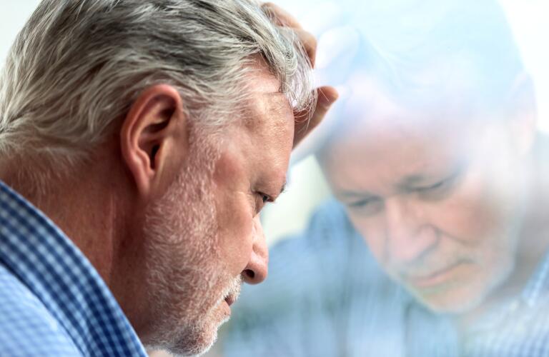 Despondent man