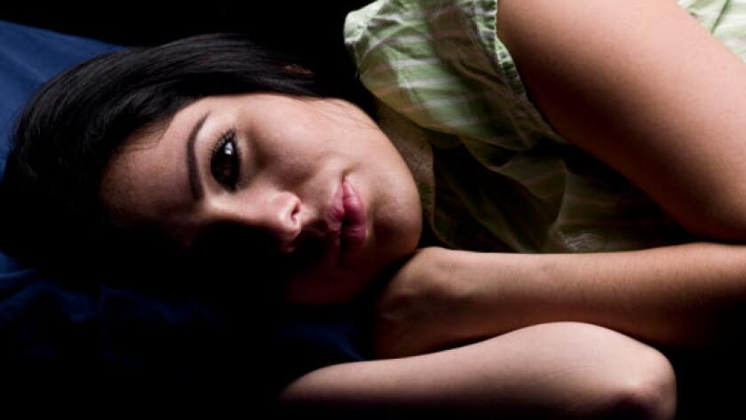 woman with insomnia