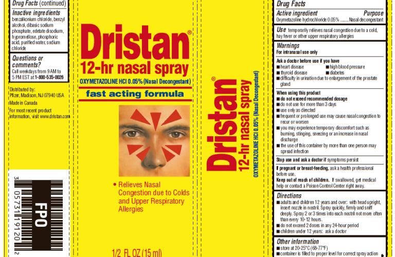 Dristan 12 Hr Pictures Images Labels Healthgrades Oxymetazoline Hydrochloride Spray