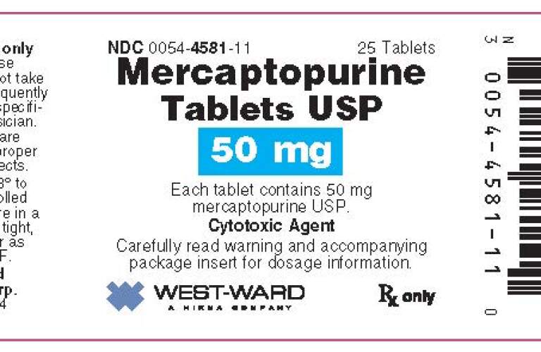 mercaptopurine pictures images labels