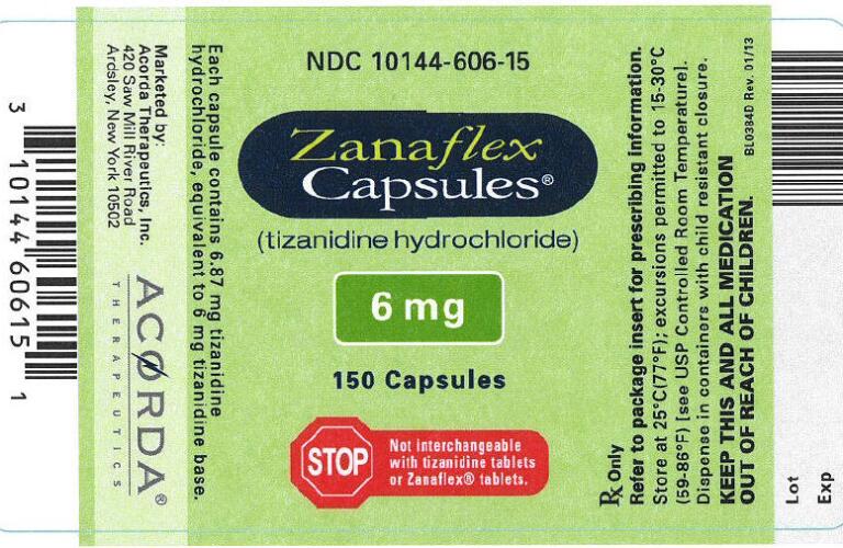 Zanaflex 6 mg