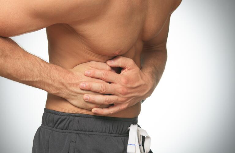 Upper abdominal pain when coughing