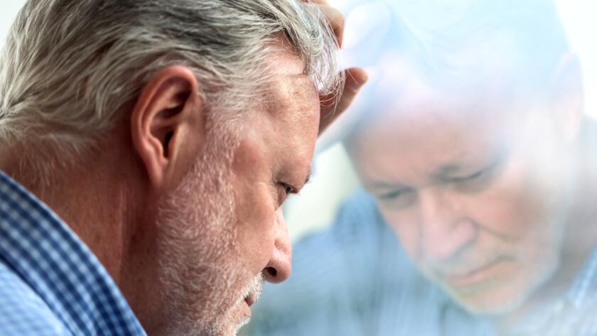 Despondent man