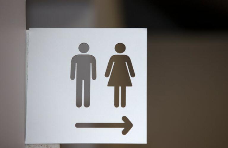 Bathroom sign